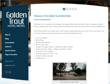 Tablet Screenshot of goldentrout.com.au
